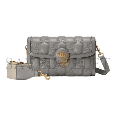 GUCCI SMALL GG MATELASSÉ LEATHER BAG 724529 (25.5*16*8.5cm)